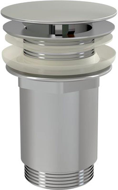 Выпуск для раковины без перелива, незапираемый, съемная пробка, цв.хром ZZ