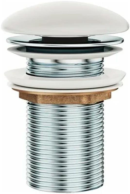 Слив для умывальника белый