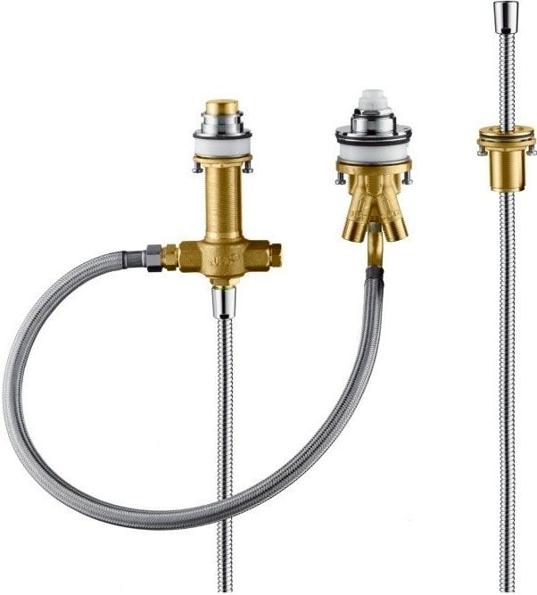 Скрытая часть для встраиваемого в борт на 3 отв. смесителя для ванны, Hansgrohe ZZ