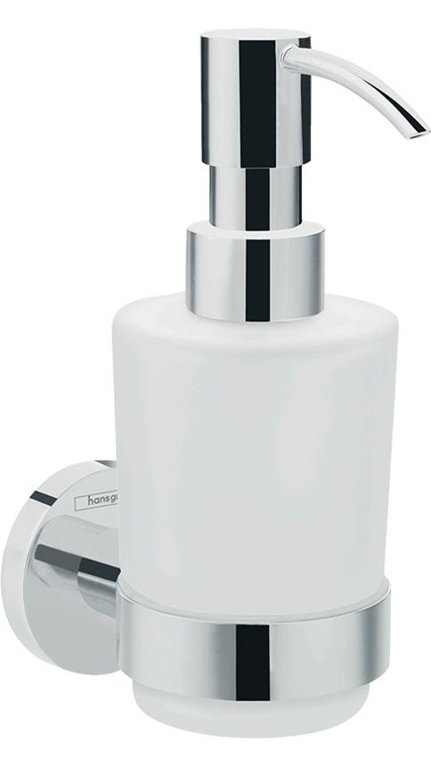 Дозатор настенный, (цв.хром/стекло матовое), Logis Universal