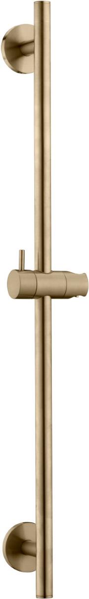 Душевая штанга Uno Matt Gold 420-MG с держателем лейки (без лейки и шланга), цв.золото матовый ZZ