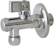 Кран шар. угловой с фильтром для подкл. с/т приборов 1/2"хМ10 стар. арт. 7682