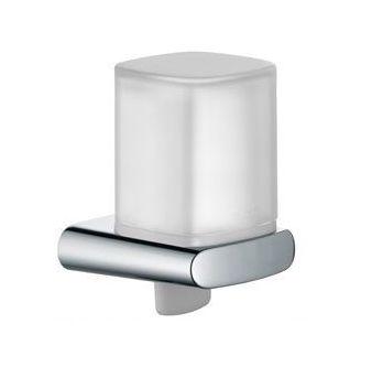 Дозатор настенный, (ДЛЯ ЖИДКОЙ ПЕНЫ), с нижней подачей, (цв.хром/стекло мат.), Elegance New ZZ