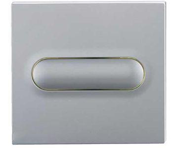 Кнопка смыва, механич., для сист. смыва писсуара (пластик цв. нерж. сталь матов.), Visign for Style 11 ZZ