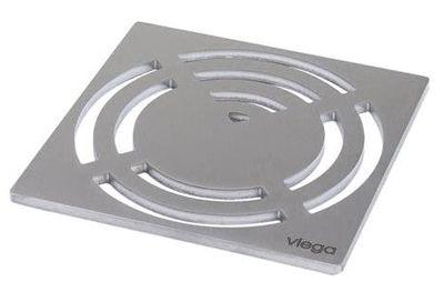 Дизайн-решетка 100х100мм, для трапа, (нерж сталь), RS3 ZZ