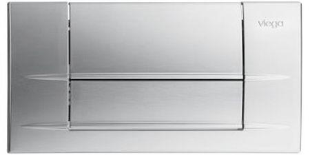 Клавиша 2-х объёмного смыва, для сист. инстал. Visign, (пластик цв.хром матовый) мод.8313.1 Visign for Life 3 ZZ