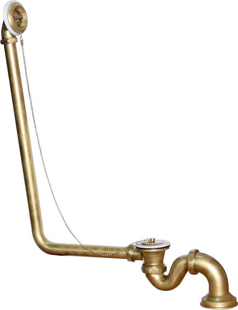 Слив-перелив для ванны Марсель, Wirquin (бронза) ZZ