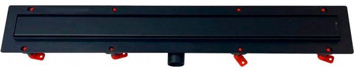 Водоотводящий желоб 850 мм Floor Black, с решеткой, цв.черный ZZ