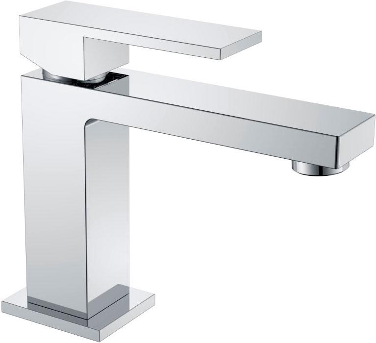 Смеситель для раковины Qubic Chrome, без донного клапана, цв. хром, ZZ