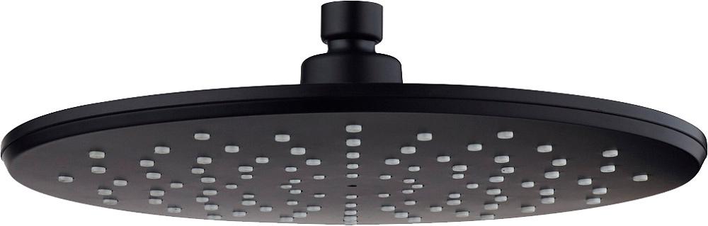 Верхний душ Aquanet Static D-250 мм, цвет черный ZZ