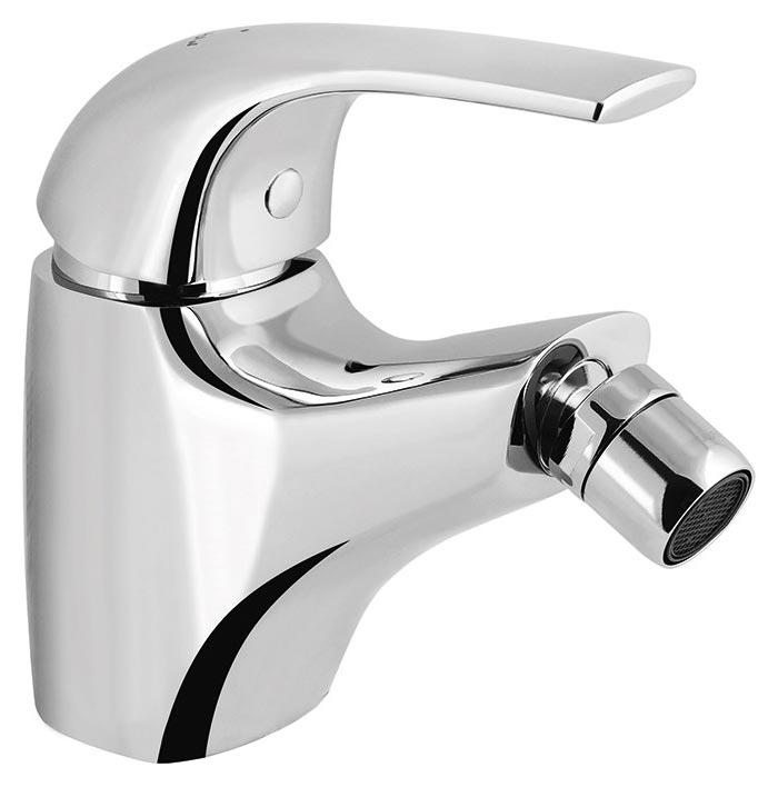 Смеситель для биде Sense, однорычажный, с дон. клап., гибк.подвод., хром XX