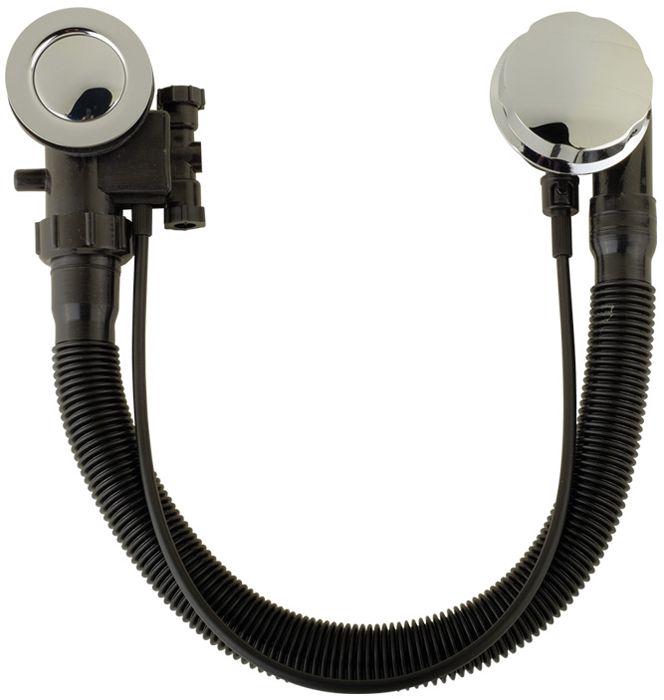 Слив-перелив к ванне полуавтомат, хром XX