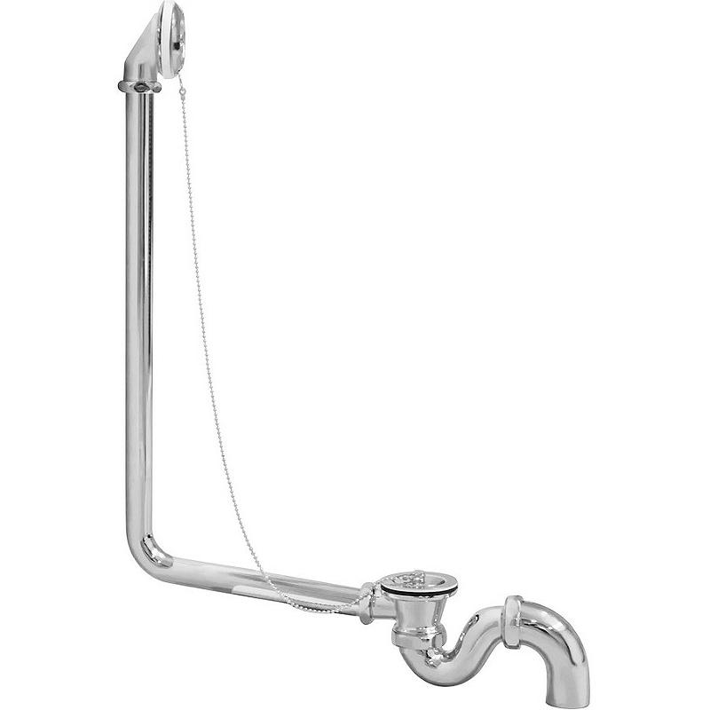 Слив-перелив Wirquin (в сборе) хром ZZ