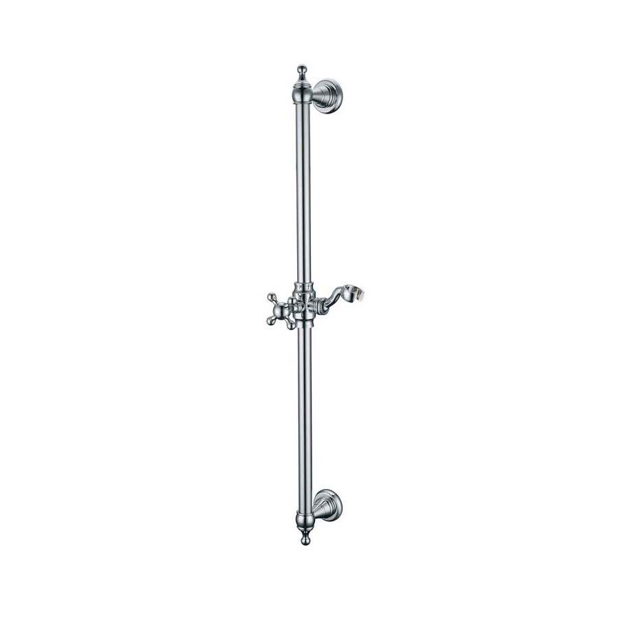 Душевая штанга, с держателем лейки (без лейки и шланга), цв.хром ZZ