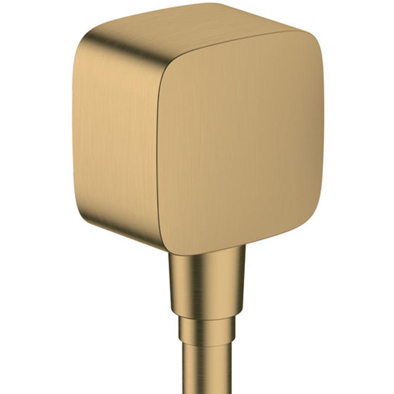 Шланговое подсоединение с защитой от обратного тока, 1/2" FixFit, (цв.шлифованная бронза), HG ZZ