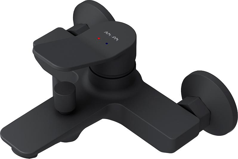 Смеситель для ванны/душа, без аксессуаров, цвет черный матовый