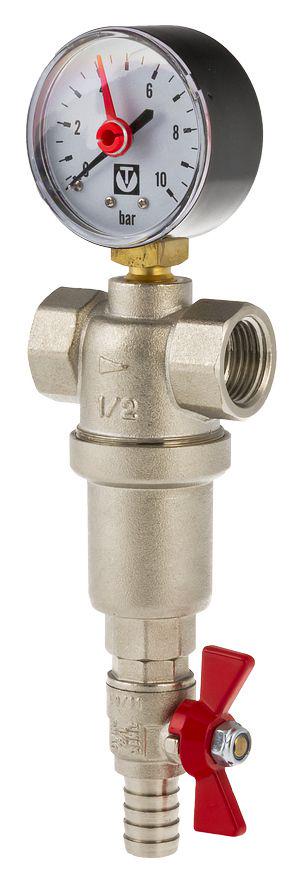 Фильтр самоочищающийся 1/2" с манометром