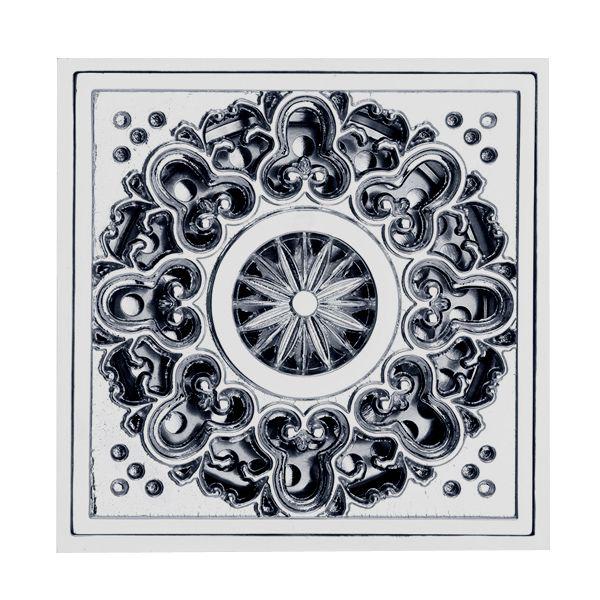 Трап сливной CANYON d40, с декоративной решеткой 100х100 мм, с мех-м обратным клапаном, хром XX