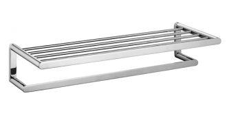 Полка для полотенец 620х233хh120мм, (цв.хром), Elegance New ZZ