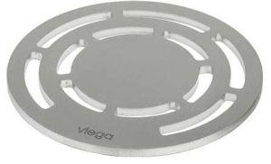 Решетка круглая RS13 d=110мм нерж.сталь,поверхность матовая, Viega ZZ