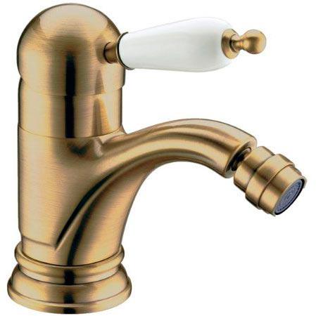 Смеситель для биде, однорычажный, без донного клапана, бронза Kl ZZ