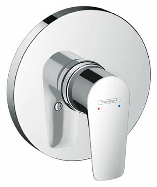 Смеситель для душа с переключателем, встраиваемый в стену, внешняя часть (БЕЗ внутр. части – арт.13620180), (цв.хром), Talis E ZZ