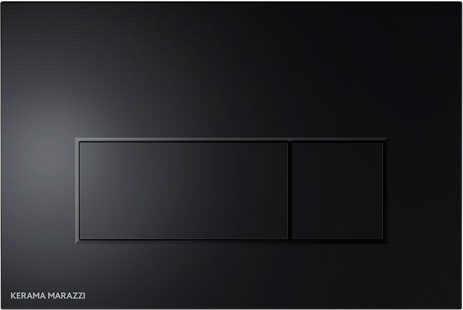 Кнопка управления для скрытых систем инсталляции, черный матовый