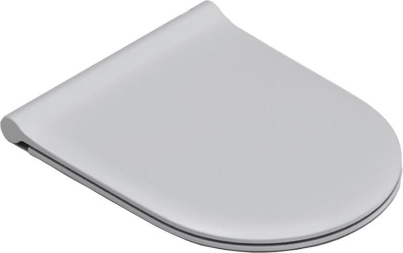 Сиденье для унитаза, Slim, с микролифтом, (цв.Cemento Satinato), Sfera-Zero ZZ