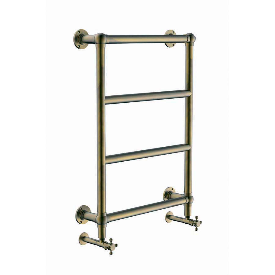 Полотенцесушитель Palazzo 750мм(В)*500мм(Ш), в комплекте 2 заглушки, 2 вентиля, 2 чашки, бронза ZZ