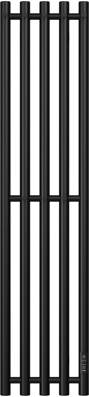 Полотенцесушитель электрический Пенелопа Х5 120, 120х27 см, цвет черный ZZ