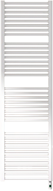 Полотенцесушитель электрич 580x1118x30мм (22 трубок-2 пром), мощность:700 ватт, с регулятором темп-ры белым, провод: 1200мм, цвет: белый (01), Ares ZZ