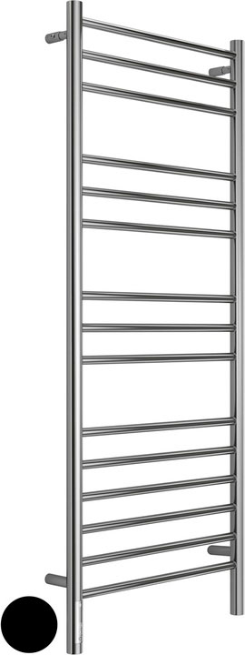 (ЦЕНА ПО ЗАПРОСУ) Полотенцесушитель электрический 500х1300, П15, встроен. диммер, цв.черный матовый ZZ