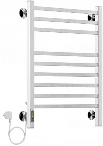 Полотенцесушитель электрический Ватикан П9, 500х700 мм, sensor quick touch, скрытая проводка+ кабель-вилка, цв.хром, ZZ