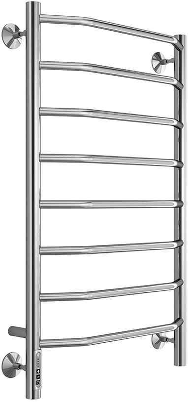 (ЦЕНА ПО ЗАПРОСУ) Полотенцесушитель электрический Виктория П8 500х850 Электро (quick touch), скрытая проводка + кабель-вилка, управл. справа, ZZ