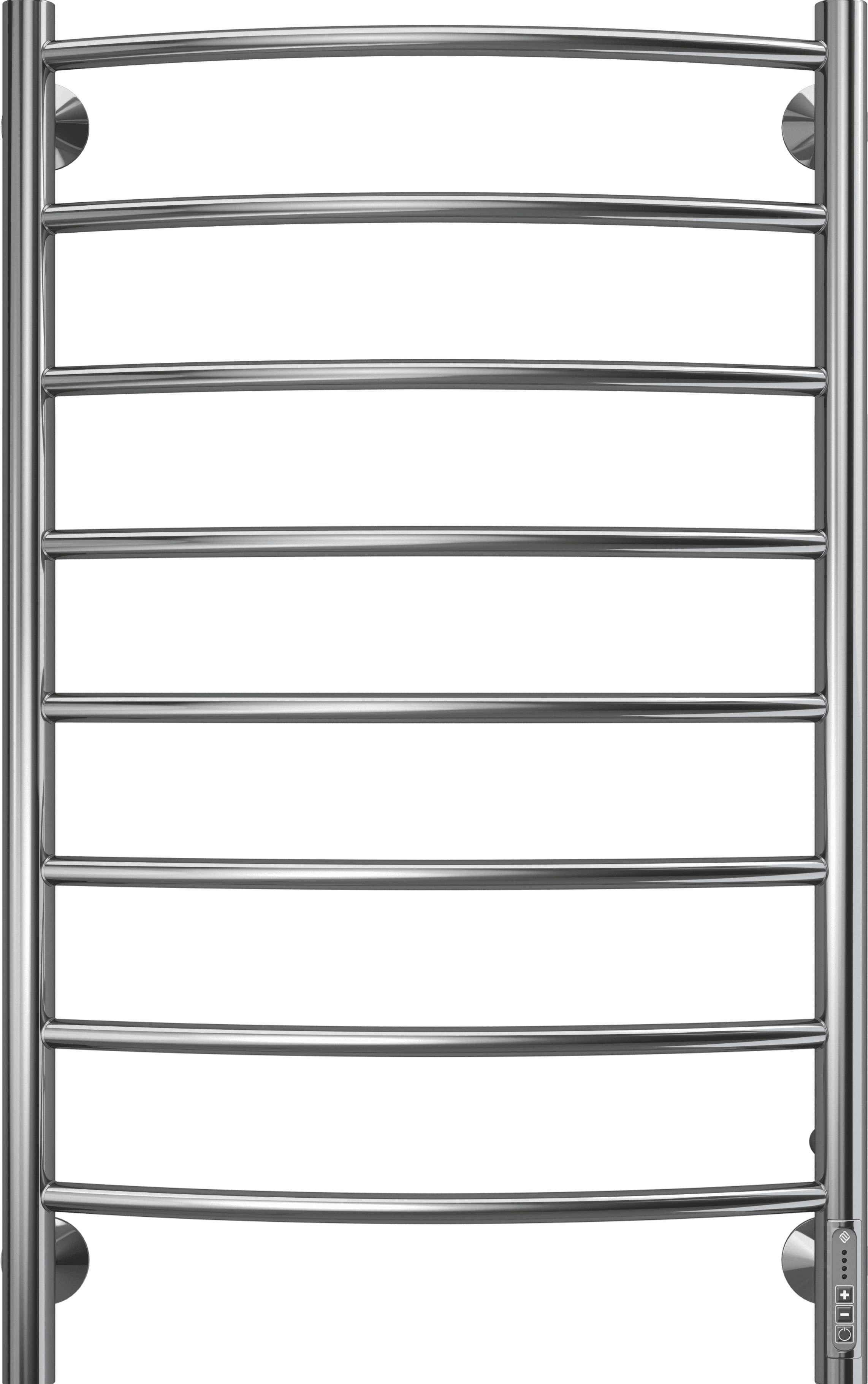 (ЦЕНА ПО ЗАПРОСУ) Полотенцесушитель электрический "Классик" 850*500 мм, П8  (подключение справа), RAL 9003 белый матовый, ZZ