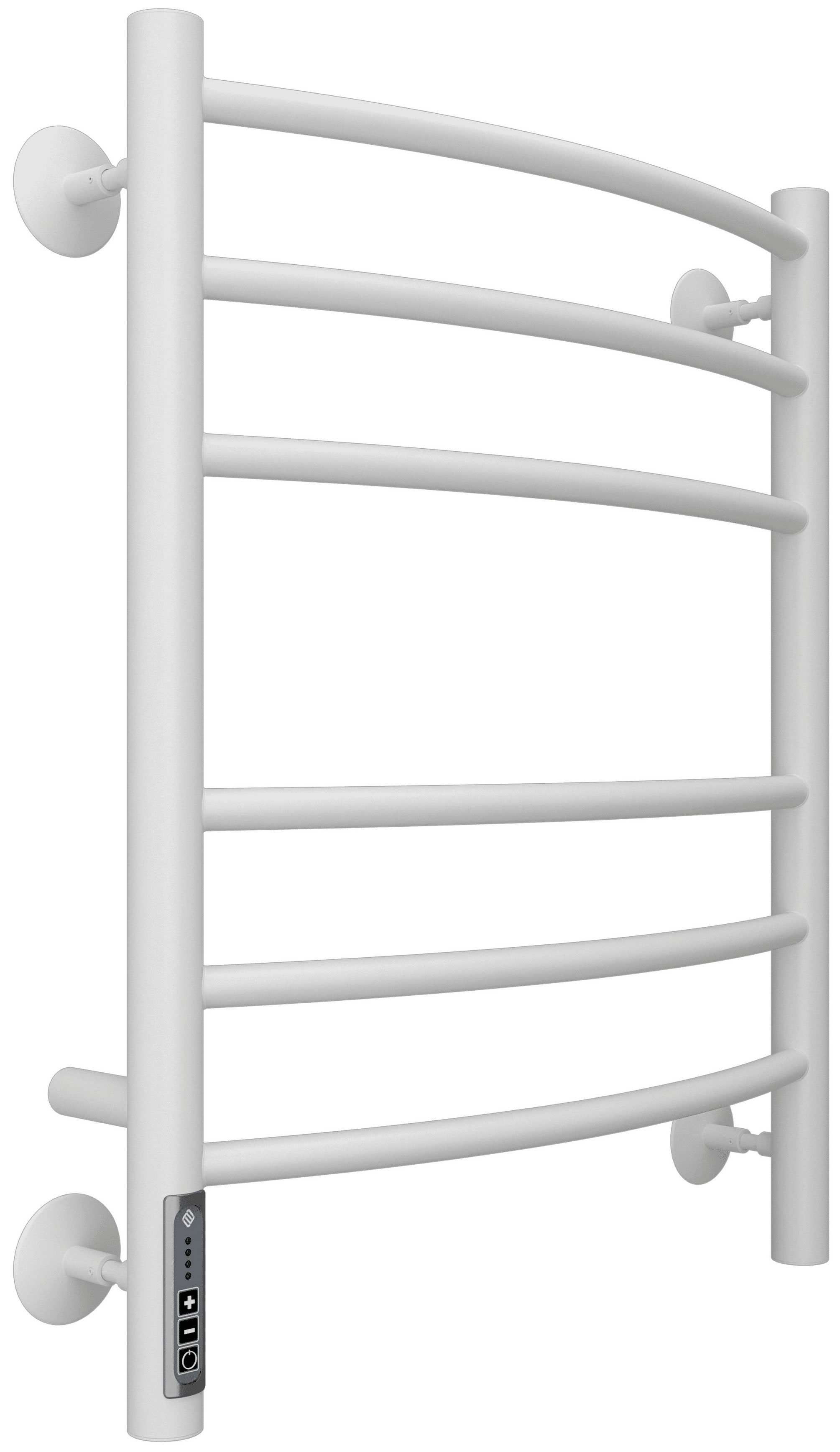 Полотенцесушитель Классик П6 450х600 электро КС 9003 белый матовый ( new встроен диммер)  TERMINUS, пульт справа, ZZ