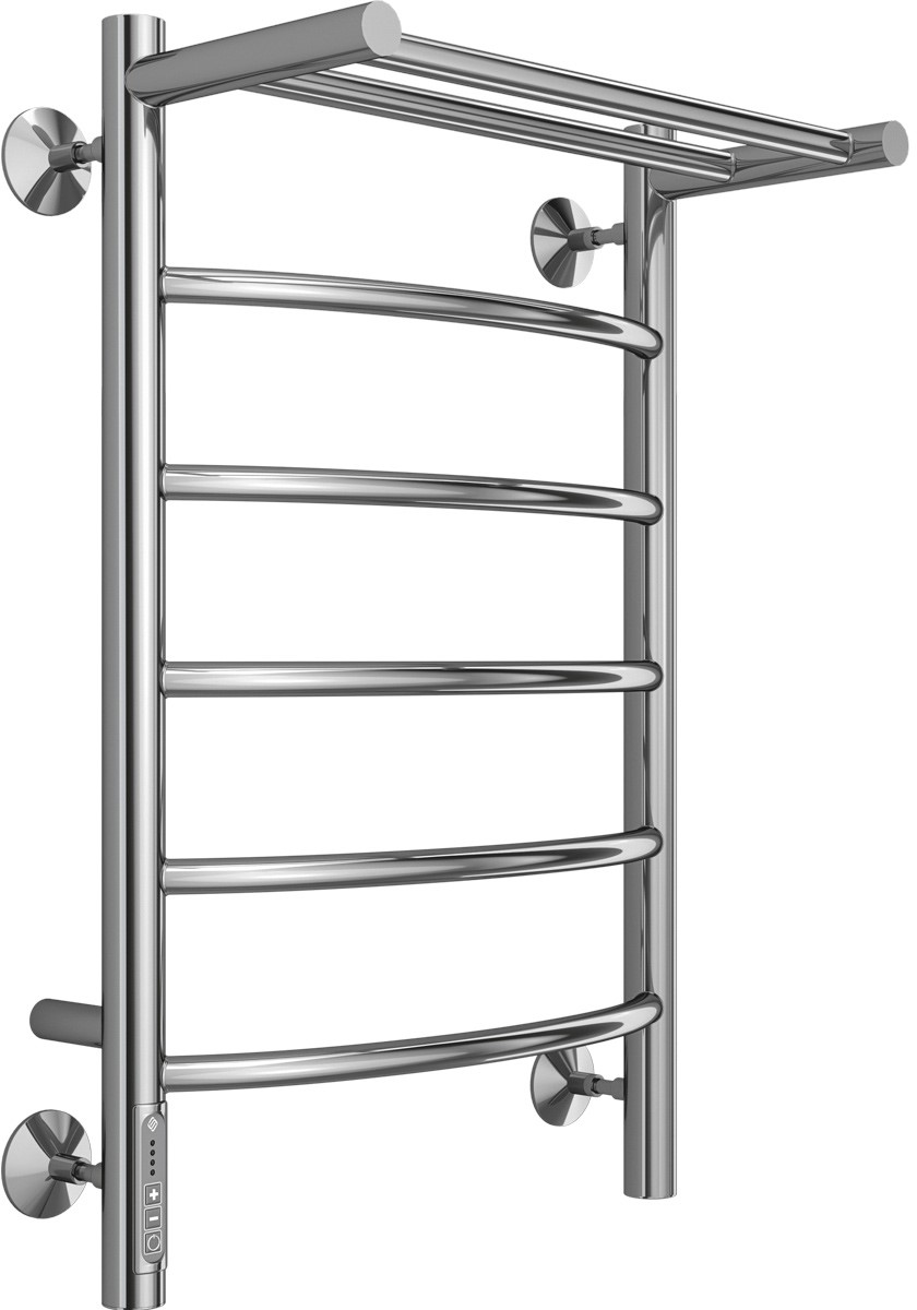 Полотенцесушитель с/п П6 400х650 лектро (quick touch), блок управления справа, цв хром, ZZ