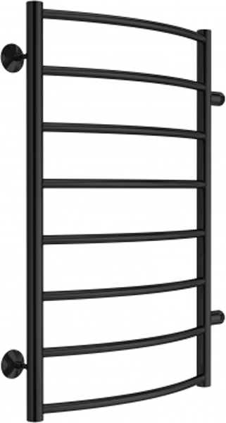 (ЦЕНА ПО ЗАПРОСУ) Полотенцесушитель водяной Классик П8 500х800 боковое подключение, установочный набор в компл., БЕЗ уголков, цв. RAL 9005 матовый ZZ