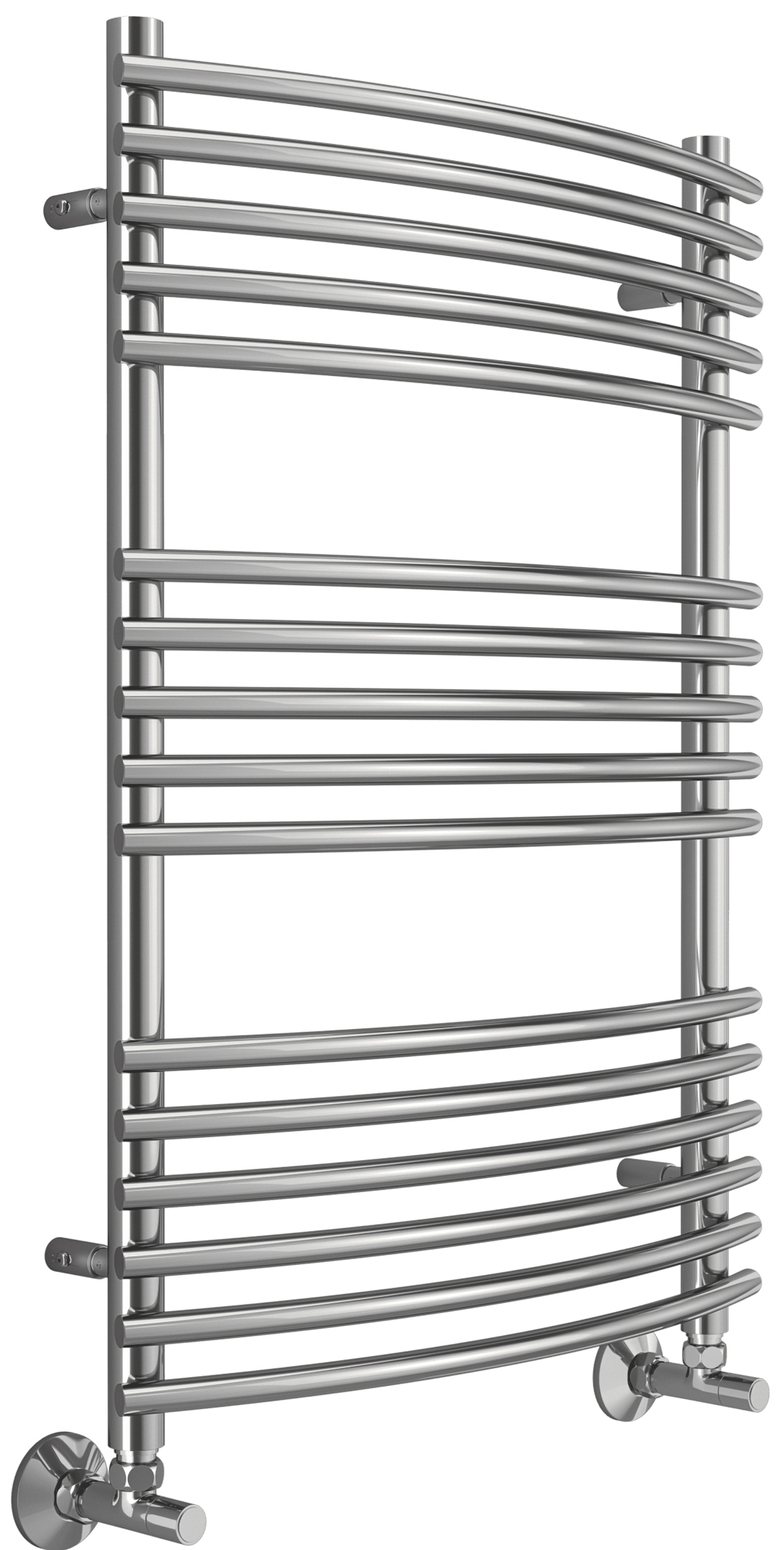 (ЦЕНА ПО ЗАПРОСУ) Полотенцесушитель "Марио" 500x796 мм,  установочный набор в компл., в комплекте с вентилем и отражателем ZZ