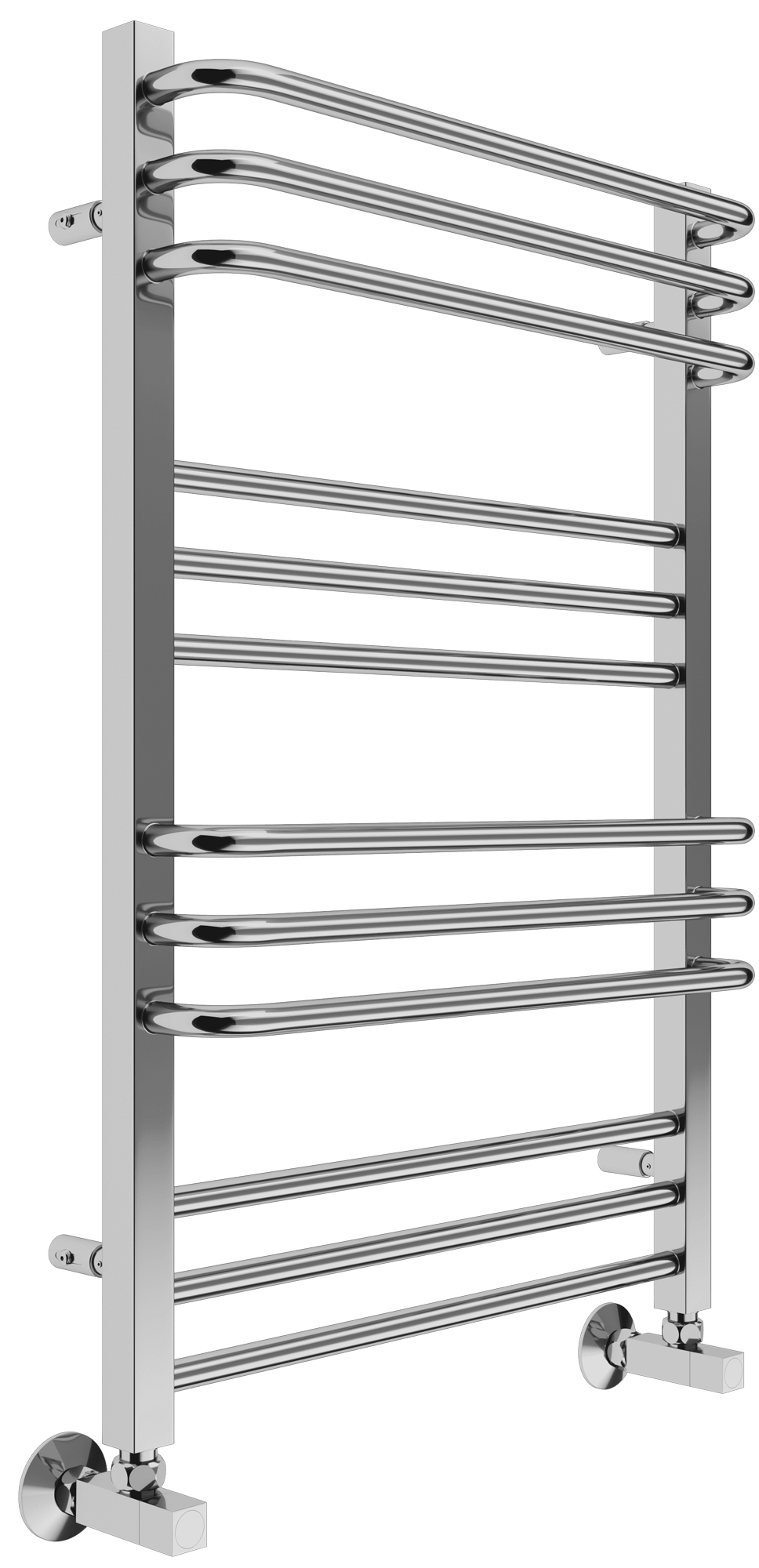 Полотенцесушитель "Соренто" 800*500 мм,  установочный набор в компл.,БЕЗ уголков KL