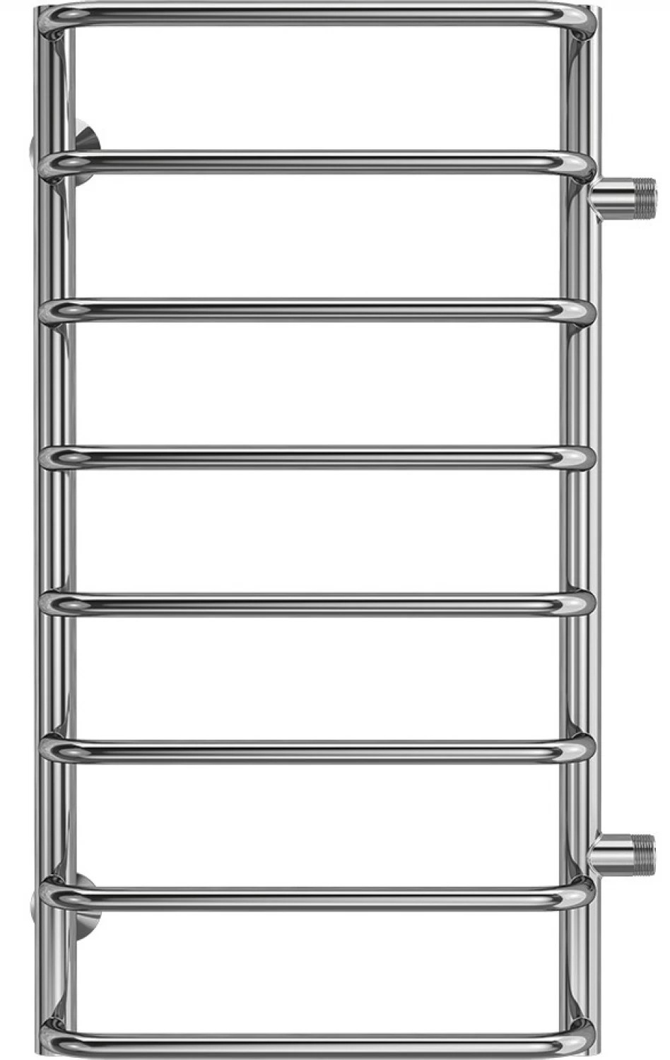 Полотенцесушитель водяной TERMINUS Стандарт П8, 400х800, боковое подключение 500, хром, ZZ