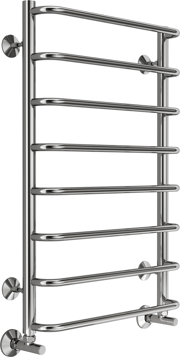 Полотенцесушитель водяной 500х800 мм,  П8, установочный набор в комплекте, БЕЗ фитингов подключения, цв.хром ZZ