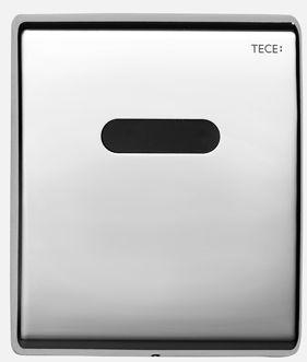 Панель смыва для писсуара, с инфракрасным датчиком, работа от батареи 6V, (цв. хром гланц.), TECE ZZ