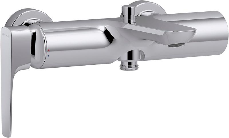 Смеситель настенный Aleo+ для ванны/душа, хром