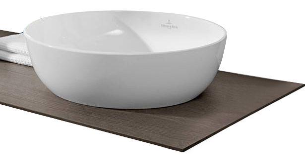 Раковина круглая d430хh126мм, для устан. на столешницу, без отв. д/смес., перелива и незапираемого сливного клапана,(цв.R1 белый ceramicplus)Artis ZZ