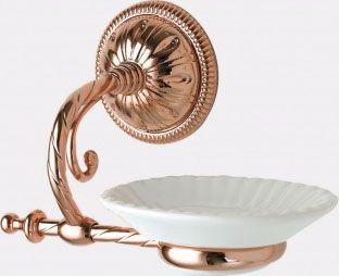 Мыльница настенная (держатель цв.бронза, керамика), Beatrice ZZ