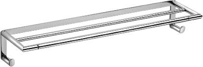 Полка для полотенец мал. 50х13х8см, (цв.хром) Micra ZZ