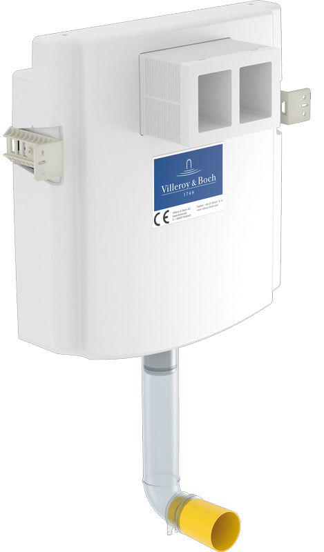 Бачок скрытого монтажа д/пристен. унитаза, h735х52,8х12,4см, СТАНДАРТ., управление фронт., крепёж к стене в компл., (без клавиши смыва), ViConnect ZZ