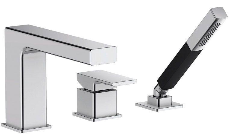 Смеситель STRAYT на борт ванны на 3 отв., хром ZZ