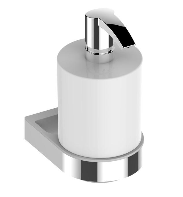 Дозатор настенный, (цв.хром / матовый пластик), Smart.2 ZZ